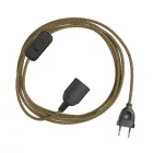 Creative Cables textil lámpakábel SnakeBis Zig-Zag FIN142PNLI18RZ27