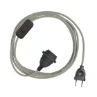 Creative Cables lámpatest SnakeBis Zig-Zag lámpaernyőhöz FIN142PNTF18RD74