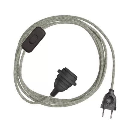 Creative Cables lámpatest SnakeBis Zig-Zag lámpaernyőhöz FIN142PNTF18RD74