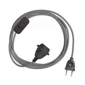   Creative Cables lámpatest SnakeBis Zig-Zag lámpaernyőhöz FIN142PNTF18RZ04
