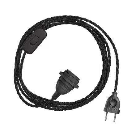 Creative Cables lámpatest SnakeBis Twisted lámpaernyőhöz FIN142PNTF18TC04