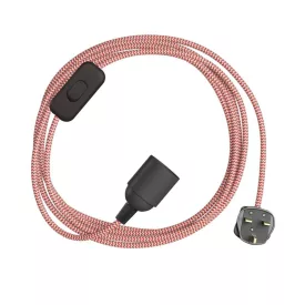   Creative Cables textil lámpakábel SnakeBis Zig-Zag FIN272INPNLI18RZ09