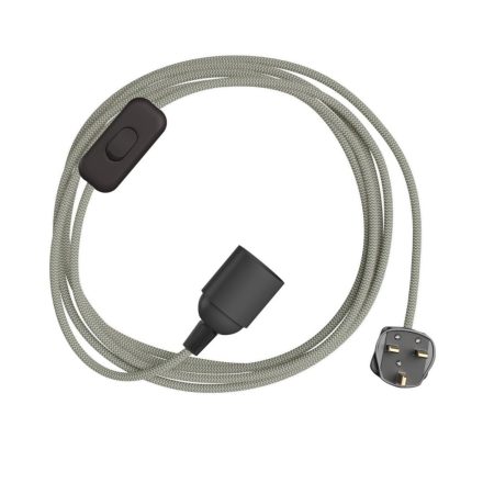 Creative Cables textil lámpakábel SnakeBis Zig-Zag FIN272INPNLI30RD74