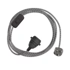 Creative Cables lámpatest SnakeBis Zig-Zag lámpaernyőhöz FIN272INPNTF18RZ04