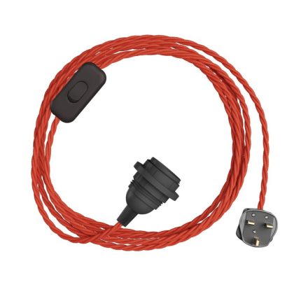 Creative Cables lámpatest SnakeBis Twisted lámpaernyőhöz FIN272INPNTF30TM09