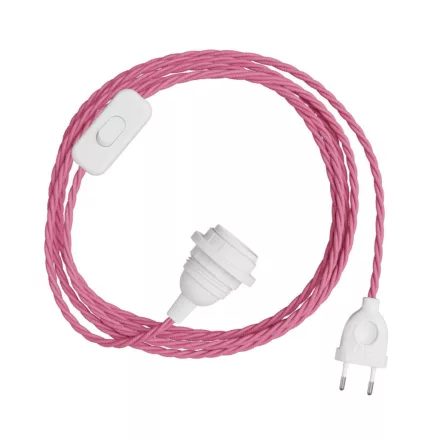 Creative Cables lámpatest SnakeBis Twisted lámpaernyőhöz FIN272PBTF30TM08