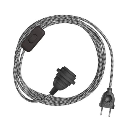 Creative Cables lámpatest SnakeBis Zig-Zag lámpaernyőhöz FIN272PNTF18RZ04