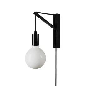Creative Cables fali lámpa Fém fali lámpa dugóval