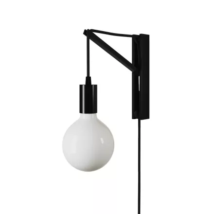 Creative Cables fali lámpa Fém fali lámpa dugóval