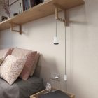 Creative Cables spotlámpa Mini Spotlight GU1d0 lámpa SnakeBis vezetékekkel FINGUVBOEUBRT41-L