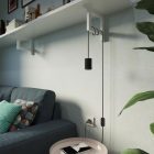 Creative Cables spotlámpa Mini Spotlight GU1d0 lámpa SnakeBis vezetékekkel FINGUVNEUNRM04-L