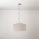 Creative Cables lámpatest Cilindro Medium szövet lámpa lámpaernyővel