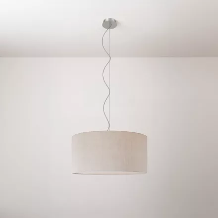 Creative Cables lámpatest Cilindro Medium szövet lámpa lámpaernyővel