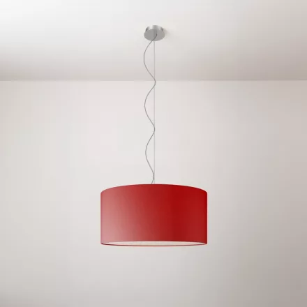 Creative Cables lámpatest Cilindro Medium szövet lámpa lámpaernyővel