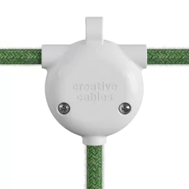   Creative Cables kültéri lámpa Eiva-3, akár 3 csatlakozási lehetőség kültéri használatra, IP65 besorolás GTPBEIVA fehér
