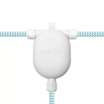 Creative Cables kültéri lámpa EIVA-3, 3-utas kültéri IP65 bepattintható csatlakozó a Modulair rendszerhez