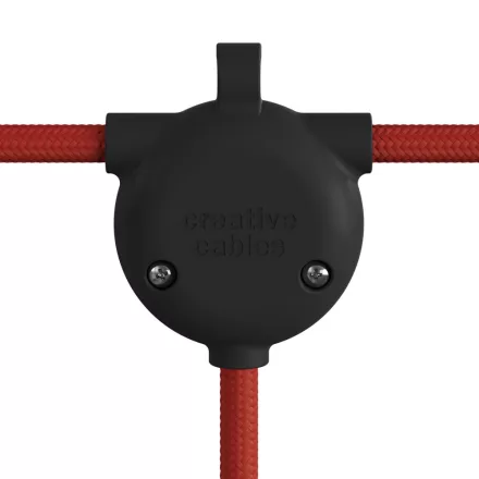 Creative Cables kültéri lámpa Eiva-3, akár 3 csatlakozási lehetőség kültéri használatra, IP65 besorolás GTPNEIVA fekete