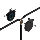 Creative Cables kültéri lámpa Eiva-3, akár 3 csatlakozási lehetőség kültéri használatra, IP65 besorolás GTPNEIVA fekete