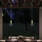 Creative Cables kültéri lámpa Eiva-3, akár 3 csatlakozási lehetőség kültéri használatra, IP65 besorolás GTPVEEIVA zöld