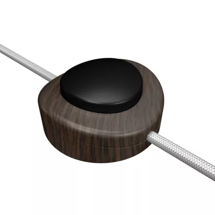 Creative Cables kapcsoló Beépített egypólusú lábkapcsoló Creative Switch wengè INTPEDMLEGNER