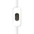 Creative Cables süllyesztett lámpa Beépíthető egypólusú kapcsoló Creative Switch White INTRFMBIALEG fehér