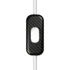 Creative Cables kapcsoló Beépített egypólusú kapcsoló Creative Switch szénszálas színű INTRFMCARBIA