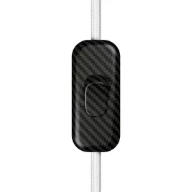   Creative Cables kapcsoló Beépített egypólusú kapcsoló Creative Switch szénszálas színű INTRFMCARCAR