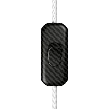 Creative Cables kapcsoló Beépített egypólusú kapcsoló Creative Switch szénszálas színű INTRFMCARCAR