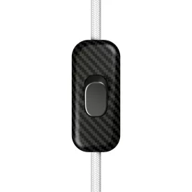   Creative Cables kapcsoló Beépített egypólusú kapcsoló Creative Switch szénszálas színű INTRFMCARNER