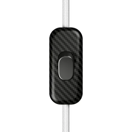 Creative Cables kapcsoló Beépített egypólusú kapcsoló Creative Switch szénszálas színű INTRFMCARNER
