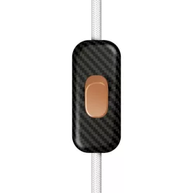   Creative Cables kapcsoló Beépített egypólusú kapcsoló Creative Switch szénszálas színű INTRFMCARRAS