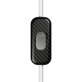   Creative Cables kapcsoló Beépített egypólusú kapcsoló Creative Switch szénszálas színű INTRFMCARTIS