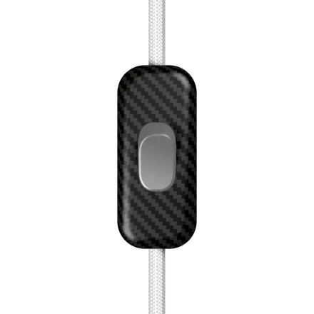 Creative Cables kapcsoló Beépített egypólusú kapcsoló Creative Switch szénszálas színű INTRFMCARTIS