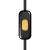 Creative Cables kapcsoló Egypólusú soros kapcsoló Creative Switch Black INTRFMNERMU fekete