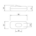 Creative Cables kapcsoló Egypólusú soros kapcsoló Creative Switch Black INTRFMNERSB fekete