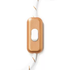   Creative Cables kapcsoló Beépített egypólusú kapcsoló Creative Switch szálcsiszolt réz INTRFMRASBIA