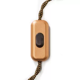   Creative Cables kapcsoló Beépített egypólusú kapcsoló Creative Switch szálcsiszolt réz INTRFMRASLEG