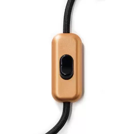   Creative Cables kapcsoló Beépített egypólusú kapcsoló Creative Switch szálcsiszolt réz INTRFMRASNER