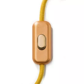   Creative Cables kapcsoló Beépített egypólusú kapcsoló Creative Switch szálcsiszolt réz INTRFMRASOTS
