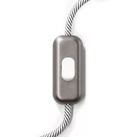   Creative Cables kapcsoló Beépített egypólusú kapcsoló Creative Switch csiszolt titán INTRFMTISBIA
