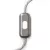 Creative Cables kapcsoló Beépített egypólusú kapcsoló Creative Switch csiszolt titán INTRFMTISBIA