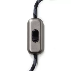   Creative Cables kapcsoló Beépített egypólusú kapcsoló Creative Switch csiszolt titán INTRFMTISNER