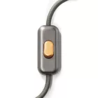 Creative Cables kapcsoló Beépített egypólusú kapcsoló Creative Switch csiszolt titán INTRFMTISRAS