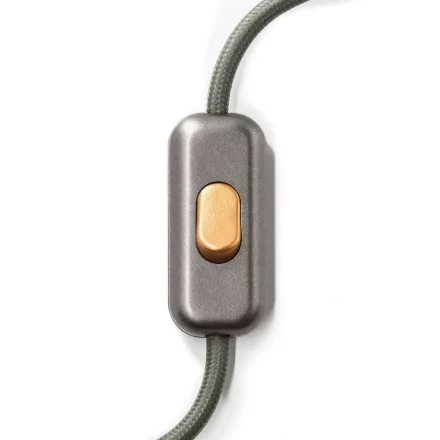 Creative Cables kapcsoló Beépített egypólusú kapcsoló Creative Switch csiszolt titán INTRFMTISRAS