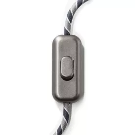   Creative Cables kapcsoló Beépített egypólusú kapcsoló Creative Switch csiszolt titán INTRFMTISTIS