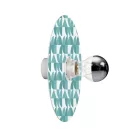 Creative Cables fali lámpa Fali vagy mennyezeti lámpa geometrikus mintás lámpaernyővel „Kaleidoscope” – Vízálló IP44-E27-2-B-GE03-L
