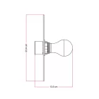 Creative Cables fali lámpa Fali vagy mennyezeti lámpa geometrikus mintás lámpaernyővel „Kaleidoscope” – Vízálló IP44-E27-2-B-GE03-L