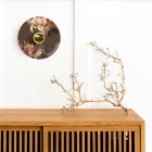 Creative Cables fali lámpa Fali vagy mennyezeti lámpa virágmintás „Blossom Haven” lámpaernyővel – Vízálló IP44-E27-2-N-BO03-L