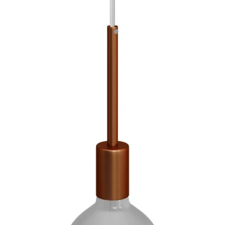 Creative Cables foglalat Hengeres fém UL E26 foglalat készlet 15 cm-es kábelbilinccsel