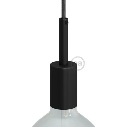 Creative Cables foglalat Hengeres fém UL E26 foglalat készlet 7 cm-es kábelbilinccsel